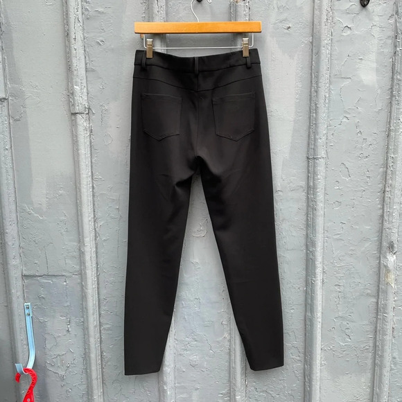 Moschino  Black Slim Pants with Pearl Embellished Details, size 6 - Picture 5 of 13